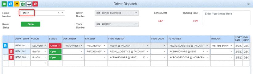 Driver Dispatch